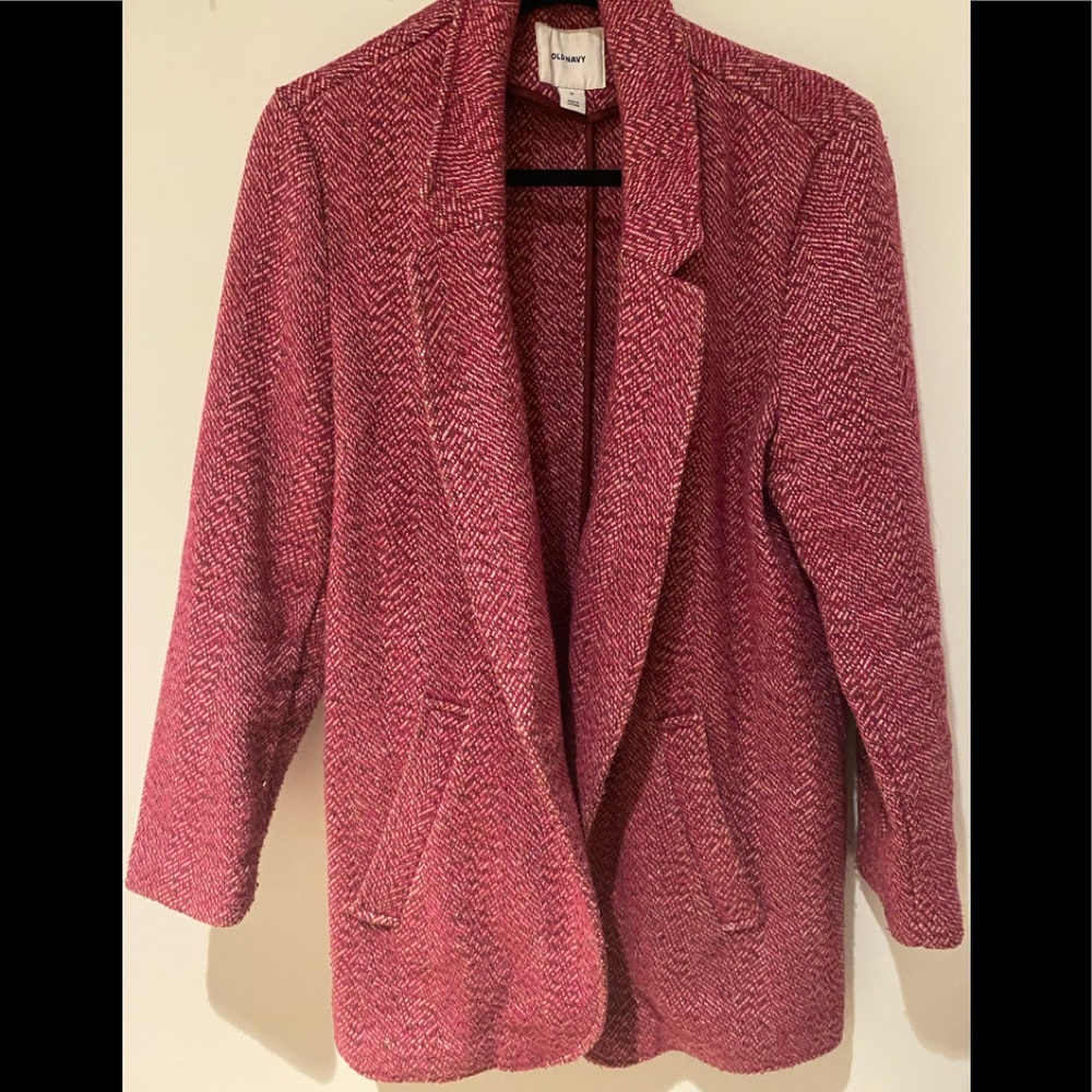 Old Navy, Women’s pink heavy blazer, boxy fit